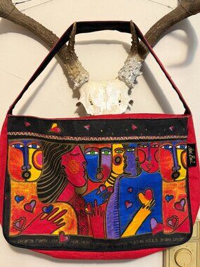 Laurel Burch canvas handbag